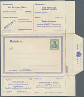 10134 Thematik: Anzeigenganzsachen / Advertising Postal Stationery: 1905, German Empire. Advertising Lette - Non Classificati