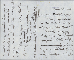 10150 Thematik: Arktis / Arctic: 1915, ROBERT EDWIN PEARY, Handwritten Letter (June 1st) To President Kolb - Autres & Non Classés