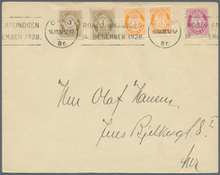 10153 Thematik: Arktis / Arctic: 1928 (approx), Norge/Germany. Lot Of One Commercial Letter With Machine C - Autres & Non Classés