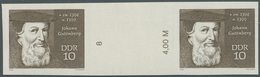 10186 Thematik: Druck-Gutenberg / Printing-Gutenberg: 1970, DDR: Berühmte Persönlichkeiten 10 Pf. 'Johanne - Sonstige & Ohne Zuordnung