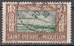 ST. PIERRE AND MIQUELON    SCOTT NO. 147    USED    YEAR  1932 - Oblitérés