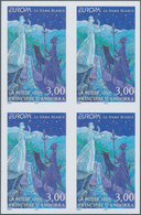 10213 Thematik: Europa / Europe: 1997, Andorra (F.A.). EUROPA Stamp 3fr In An IMPERFORATE Block Of 4. Mint - Europäischer Gedanke