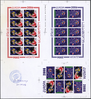 10215 Thematik: Europa / Europe: 2006, GEORGIA: Europa Issue 'Integration' (childrens And Flags) In A Comp - Idées Européennes