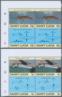 10265 Thematik: Flugzeuge, Luftfahrt / Airoplanes, Aviation: 1985, Saint Lucia. Complete Set "Military Air - Aerei