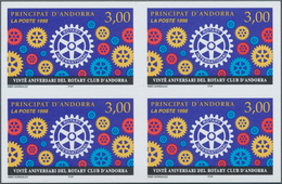 10298 Thematik: Internat. Organisationen-Rotarier / Internat. Organizations-Rotary Club: 1998, Andorra (F. - Rotary Club