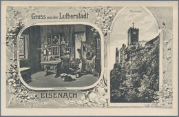 10331 Thematik: Luther: 1921, German Empire. Private Picture Postcard 15pf Germania "LUTHER, 400th Anniver - Théologiens