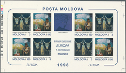 10352 Thematik: Malerei, Maler / Painting, Painters: 1993, MOLDOVA: Europa Issue 'Modern Art' With Paintin - Altri & Non Classificati