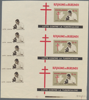 10358 Thematik: Medizin, Gesundheit / Medicine, Health: 1965, BURUNDI: Anti Tuberculosis Issue (doctor Wit - Médecine