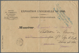 10367 Thematik: Messen-Weltausstellungen / Fairs, World Exhibitions: 1900. Rare Official Letter "Expositio - Autres & Non Classés
