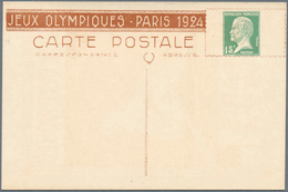 10448 Thematik: Olympische Spiele / Olympic Games: 1924, France. Picture Postcard 15c Pasteur "Jeux Olymiq - Altri & Non Classificati