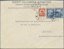 10475 Thematik: Olympische Spiele / Olympic Games: 1936: Estland Vordruckbrief "Eesti Olümpia Komitee.." ( - Sonstige & Ohne Zuordnung