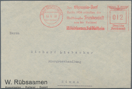 10485 Thematik: Olympische Spiele / Olympic Games: 1936/1938, Germany For Berlin '36. Meter Stamp "Bad Dür - Sonstige & Ohne Zuordnung