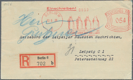 10499 Thematik: Olympische Spiele / Olympic Games: 1936: Deutsches Reich Vordruckbrief M. Rs. Abs.-Vordruc - Autres & Non Classés