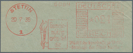 10503 Thematik: Olympische Spiele / Olympic Games: 1936, Berlin, Briefstück Mit Absenderfreistempel Der St - Sonstige & Ohne Zuordnung