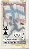 10549 Thematik: Olympische Spiele / Olympic Games: 1968, Yemen (Kingdom). Artist's Drawing For The Seventh - Sonstige & Ohne Zuordnung