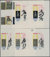 10571 Thematik: Olympische Spiele / Olympic Games: 1969, MEXICO '68 - 5 Items; Guinea, Collective Single D - Autres & Non Classés