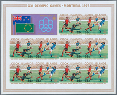 10611 Thematik: Olympische Spiele / Olympic Games: 1976, Cook Islands. Complete Olympic Set "Olympic Summe - Autres & Non Classés