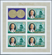 10645 Thematik: Persönlichkeiten - Churchill / Personalities - Churchill: 1974, Cook Islands. Complete Set - Sir Winston Churchill