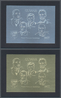 10657 Thematik: Persönlichkeiten - Kennedy / Personalities - Kennedy: 1992, Guyana. Set Of 1 GOLD Stamp An - Kennedy (John F.)