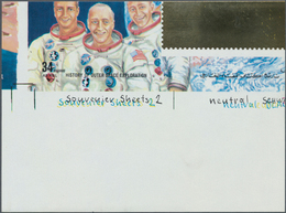 10743 Thematik: Raumfahrt / Astronautics: 1969, Kingdom Of Yemen, Souvenir Sheet "History Of Outer Space E - Autres & Non Classés