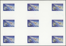 10783 Thematik: Raumfahrt / Astronautics: 1972. Sharjah. Progressive Proof (6 Phases) In Complete Sheets C - Altri & Non Classificati