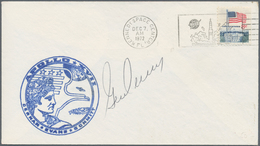 10792 Thematik: Raumfahrt / Astronautics: 1972, APOLLO XVII Envelope Signed By Eugene Cernan, Cernan Becam - Autres & Non Classés