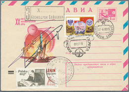 10793 Thematik: Raumfahrt / Astronautics: 1978, USSR. Flight Cover SOYUS 30. Start Location And Date "Baik - Autres & Non Classés