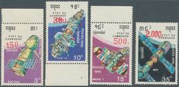 10801 Thematik: Raumfahrt / Astronautics: 1991, Cambodia. Lot With 4 Values Of The 1990 SPACE DAY Series S - Sonstige & Ohne Zuordnung