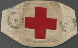 10838 Thematik: Rotes Kreuz / Red Cross: 1870, German/French War, Complete Red-cross Armband, Stamped With - Croce Rossa