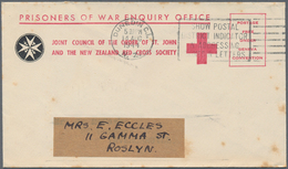 10865 Thematik: Rotes Kreuz / Red Cross: 1943/44 2 Vordruckumschläge Des Neuseel. RK-/St.Johns-Orden, Eine - Croix-Rouge