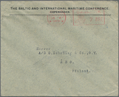 10876 Thematik: Schiffe / Ships: 1928, "The Baltic And International Maritime Conference. Copenhagen", Vor - Schiffe