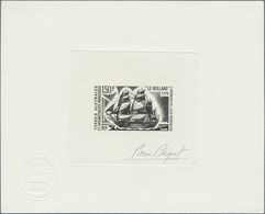 10881 Thematik: Schiffe-Segelschiffe / Ships-sailing Ships: 1973, T.A.A.F. Lot With 4 Epreuves D'artiste S - Bateaux