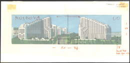 10891 Thematik: Sehenswürdigkeiten / Sights: 1994, MOLDOVA: Prepared But NOT ISSUED Definitives Set 'Views - Altri & Non Classificati