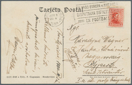 10920 Thematik: Sport-Fußball / Sport-soccer, Football: 1930, Uruguay. Special Cancel "EN 1930 EUROPA Y AM - Autres & Non Classés