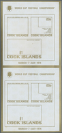 10952 Thematik: Sport-Fußball / Sport-soccer, Football: 1974, SOCCER WORLD CUP CHAMPIONSHIP MUNICH '74 - 8 - Other & Unclassified