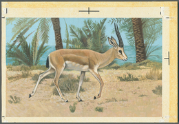 11023 Thematik: Tiere, Fauna / Animals, Fauna: 1982, Bahrain. Artist's Drawing For The Second 100f Value O - Sonstige & Ohne Zuordnung