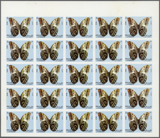 11122 Thematik: Tiere-Schmetterlinge / Animals-butterflies: 1972. Sharjah. Progressive Proof (5 Phases) In - Papillons