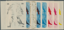 11147 Thematik: Tiere-Vögel / Animals-birds: 1970, Burundi, Lanius Senator, Monticola Saxatilis, Phoenicur - Autres & Non Classés