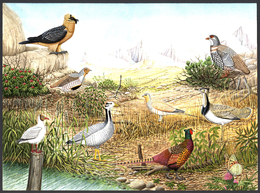 11190 Thematik: Tiere-Vögel / Animals-birds: 1996, TAJIKISTAN: Threatened BIRDS Set Of Six Different Origi - Sonstige & Ohne Zuordnung
