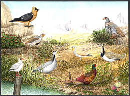 11190 Thematik: Tiere-Vögel / Animals-birds: 1996, TAJIKISTAN: Threatened BIRDS Set Of Six Different Origi - Autres & Non Classés