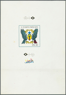 11222 Thematik: Wappen / Emblems: 1988, SAO TOME E PRINCIPE: Coat Of Arms Of Sao Tome E Principe In Nine D - Altri & Non Classificati