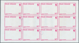 11237 Thematik: WWF: 1989, Birds/pomarea Dimidiata - 2 Items; Progressive Plate Proofs In Miniature Sheets - Autres & Non Classés