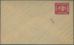 11339 Ägypten: 1871 Essay For 3rd Issue By Penasson, Alexandria: 1pi. Carmine On Creamy Envelope, Fine. - 1915-1921 Protettorato Britannico