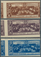 11436 Ägypten: 1936 Anglo-Egyptian Treaty Cpl. Set Royal Misperforated, Mint Never Hinged, Fine. - 1915-1921 Britischer Schutzstaat