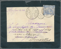 11510 Ägypten - Stempel: 1885, "RAMLE / SCHUTZ /30 SE 85" Bilingual Cds On Small Mourning Cover To Bellem, - Sonstige & Ohne Zuordnung