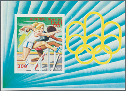 11515 Äquatorialguinea: 1976, Olympische Sommerspiele In Montreal Als Blockausgabe In 6 Verschiedenen Druc - Guinée Equatoriale