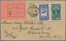 11522 Äthiopien: 1936, Registered Letter From ADDIS-ABEBA To London. - Etiopia