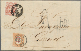 11605G Argentinien: 1871, 5c. Vermillion, Single Franking On (disinfected) Lettersheet With Complete Messag - Autres & Non Classés