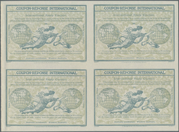 11682 Westaustralien: Design 1906 International Reply Coupon As Block Of Four 3 D Western Australia. This - Briefe U. Dokumente