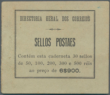 11766 Brasilien: 1920-22, Booklet CD-4 Black On Green Olive Complete 6$900, Containing Five Different Book - Autres & Non Classés